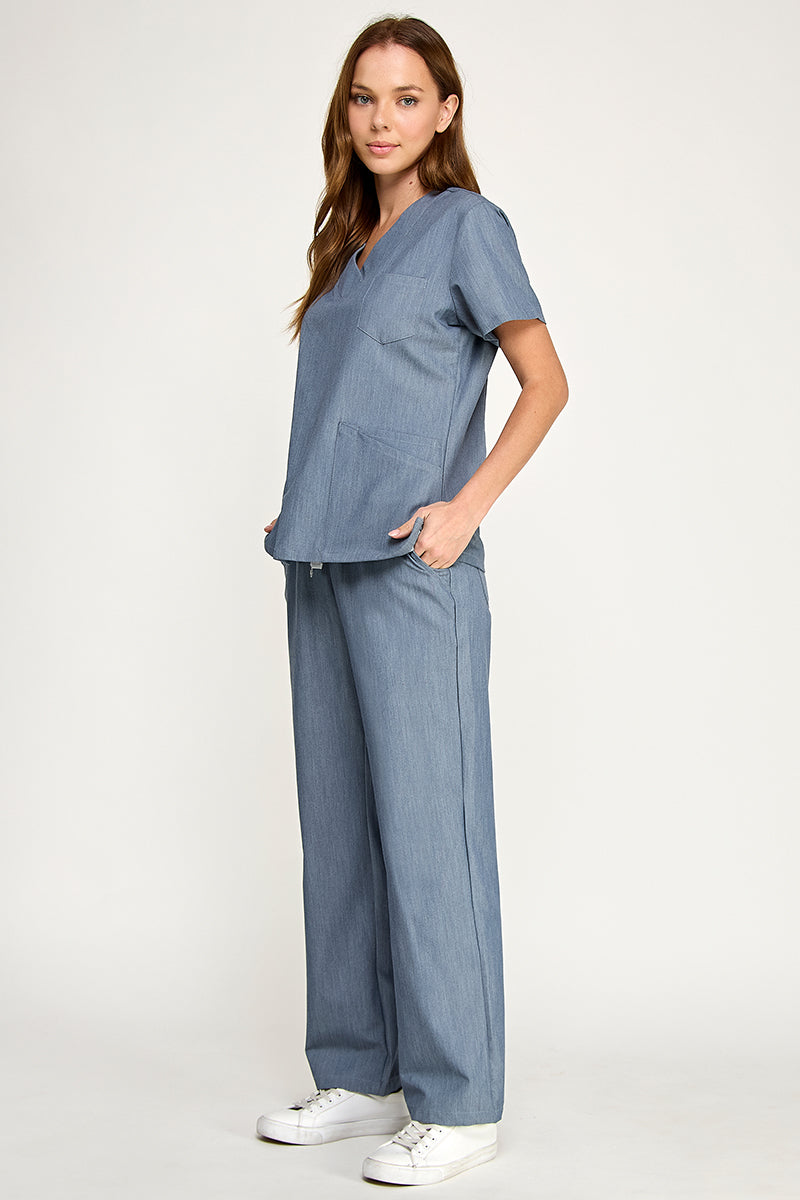 Straight Leg Scrub Pant